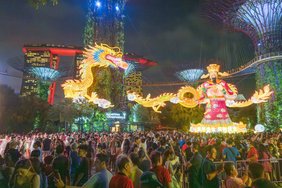 Schüleraustausch nach Singapur im chinesischen Neujahr des Drachens – Bild